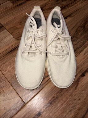 Allbirds Wool Runners Natural White Classic Edition Sneakers Women's Size 9